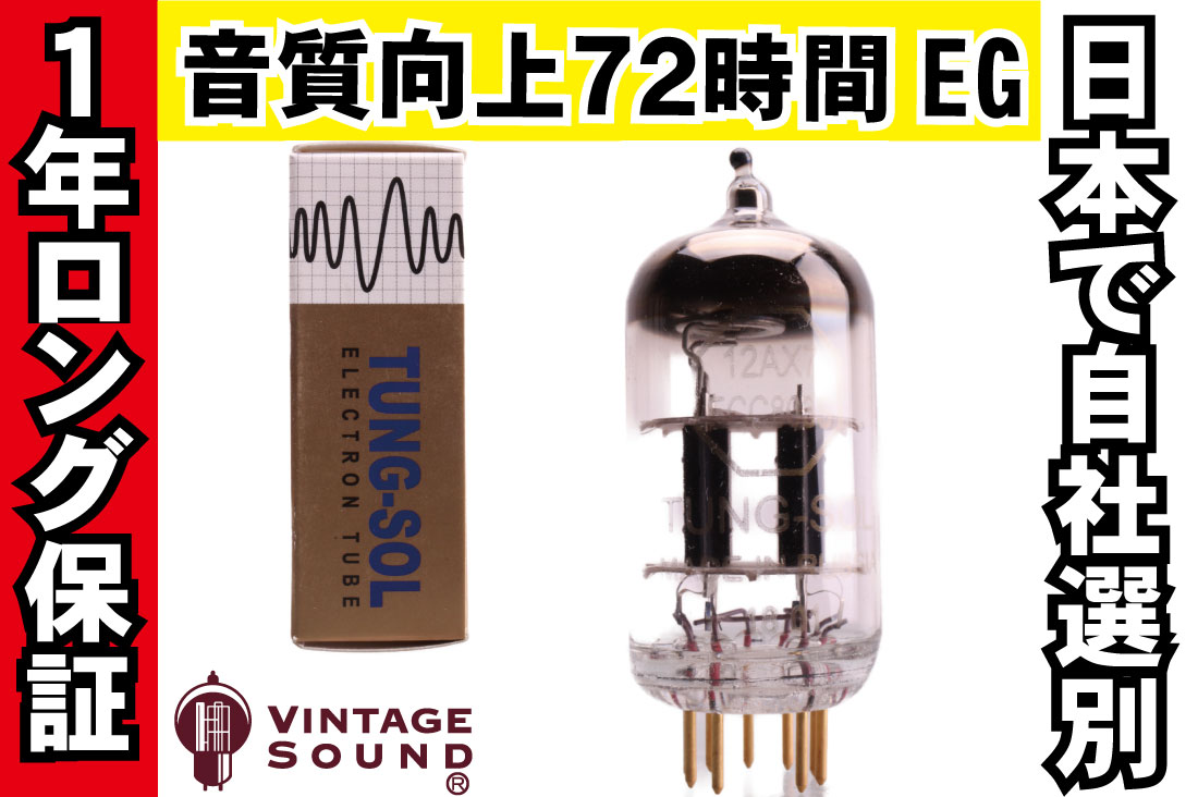 ECC803S TUNG-SOL ノーマル 真空管PX10【１年ロング保証】【音質向上72時間EG】